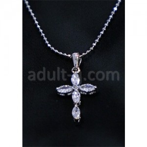 クロスネックレスCZ-11