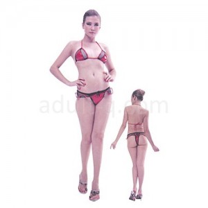 セクシーメッシュエナメルビキニ