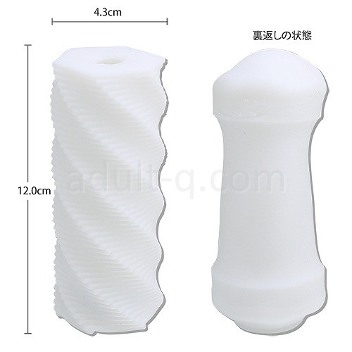 TENGA 3D SPIRAL サイズ&内部構造
