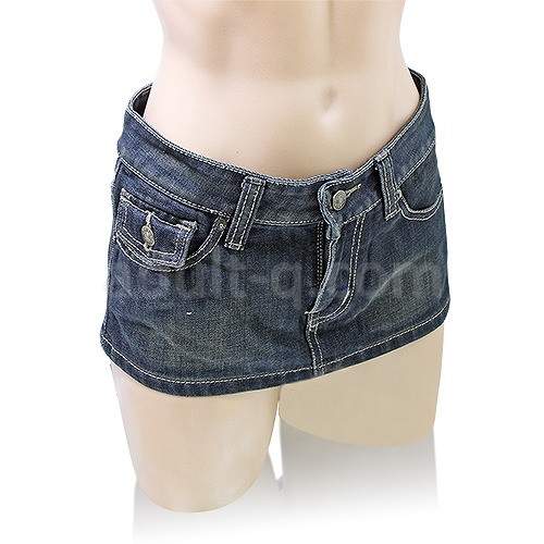 デニムミニスカート XL