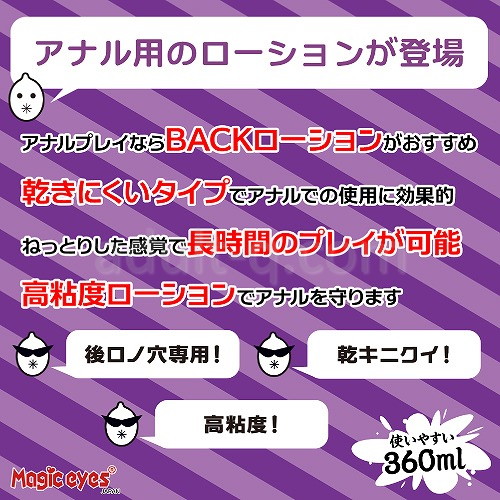 BACKローション 詳細