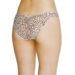 ストレッチメッシュ生地ハーフバック　アニマル　後ろ