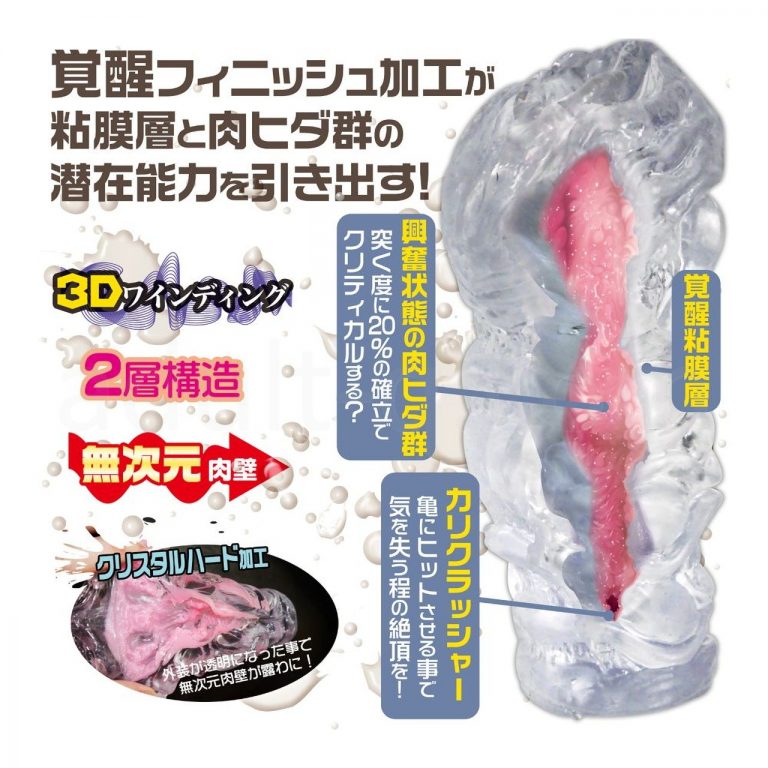 ぐちょ濡れ名器 MONSTER 覚醒 ～CRYSTAL HARD～　内部構造