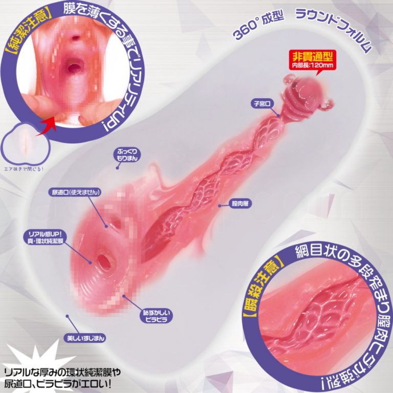 【閲覧注意】すじまんくぱぁ刹那 キツ膣プラス ギチギチハードEdition　内部構造