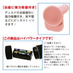 スジ勃ち電動巨根ディルドリニア 貫きストレート　詳細
