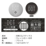 ラバーズスタイル コンドーム ドット 5個入　詳細