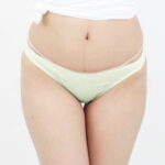 肌なじみの良いコットンシンプルTバックM グリーン