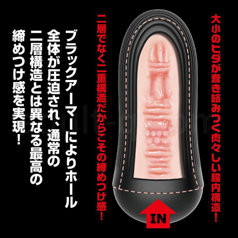 プリティラブ ブラックアーマーマスターベーター　内部構造