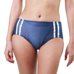 UNISEX 極薄ストレッチサテンラインブルマ