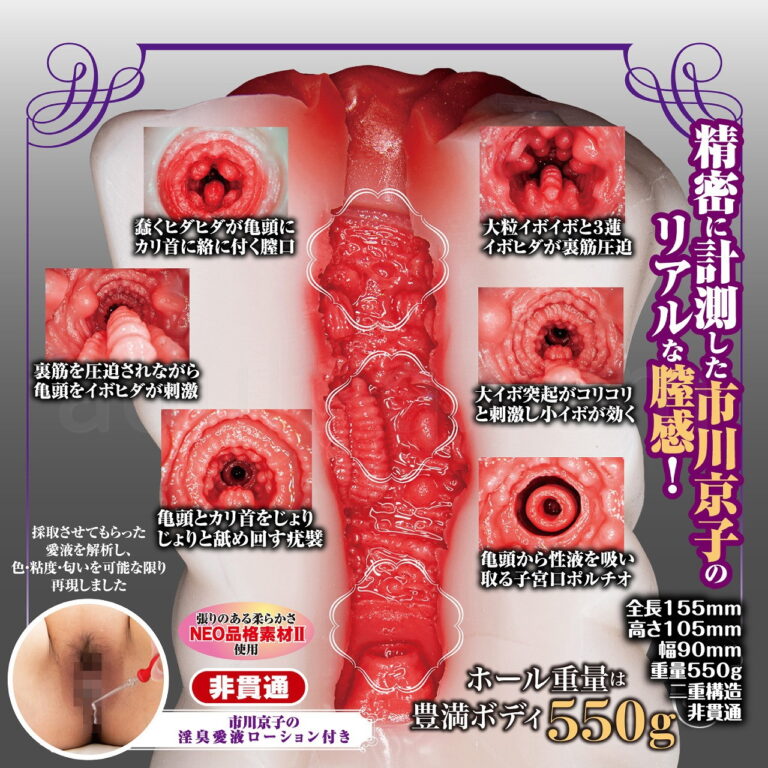 熟女の匂い 市川京子の淫部完全レプリカ　内部構造