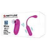 プリティラブ サッキング＆ブローイングツーウェイリモートバイブレーター　パッケージ