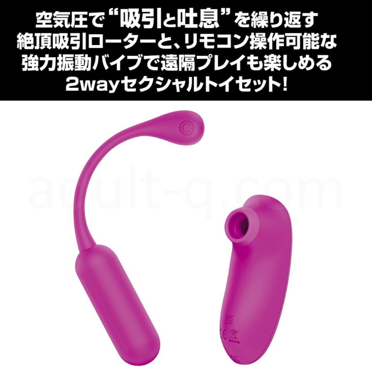 プリティラブ サッキング＆ブローイングツーウェイリモートバイブレーター　概要