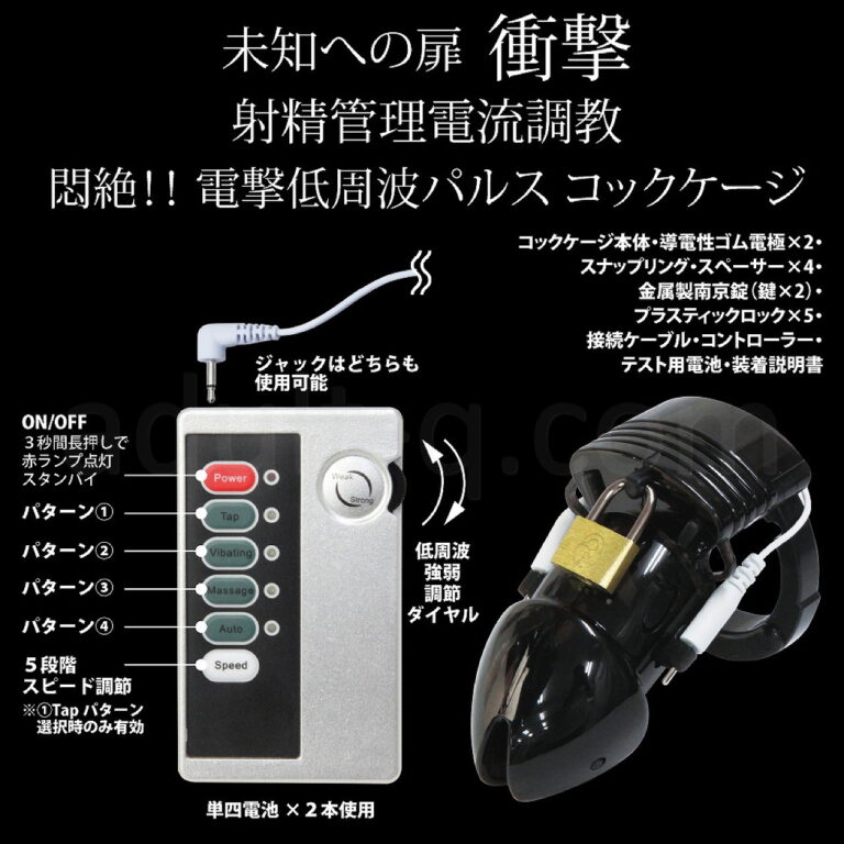 エレクトリックショック チェステティデバイス ブラック 未知への扉
