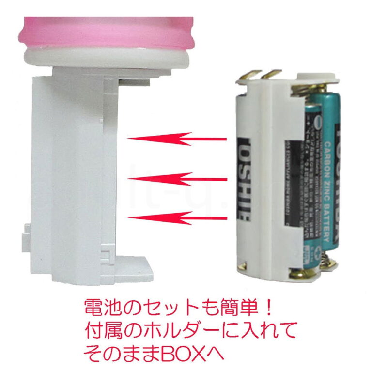 ガイキャノン　ピンク　電池ボックス