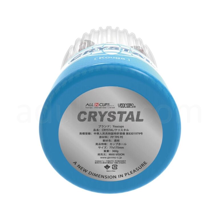 CRYSTAL Kouga（クリスタル クーガー ブルー）　ラベル