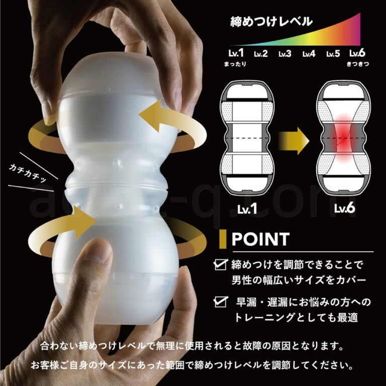 MENS MAX SMART Gear ブラック　締付けレベルを調節可能