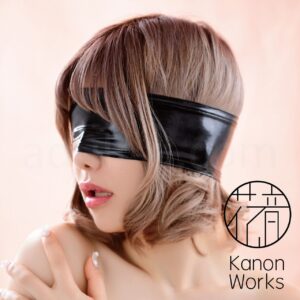 Kanon Works(花音ワークス) エナメルアイマスク ブラック