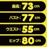 2.5Dガールフレンド対面立位Ver.　サイズ