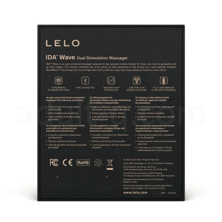 LELO IDA WAVE イダウェーブ　コーラルレッド　スペック