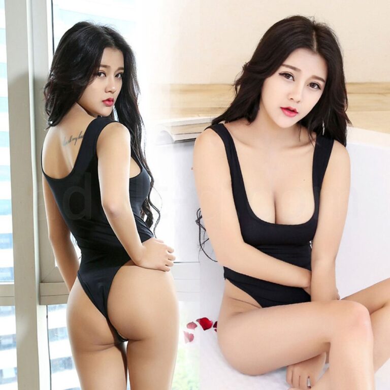 脚長のハイレグオープンＴバック競泳水着
