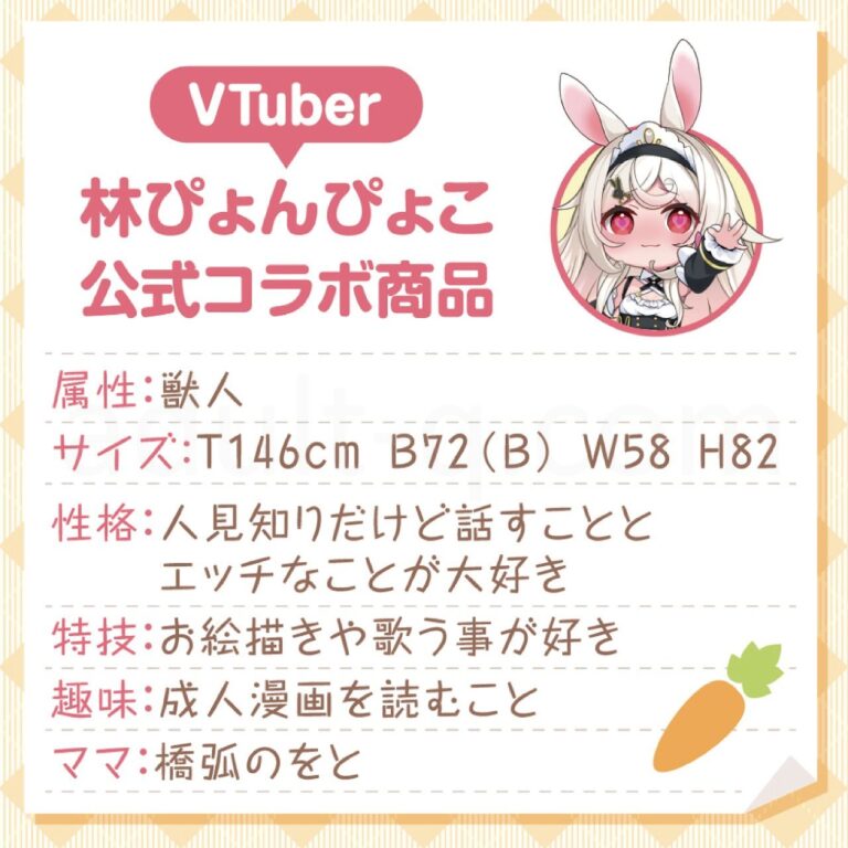 ぴょこほーる 林ぴょんぴょこ　公式コラボ商品
