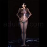 グレース セクシースリーピングバッグフルボディストッキング ブラック
