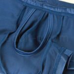メンズ 伸縮性の有る光沢ストレッチ生地の玉袋付きボクサー Mサイズ