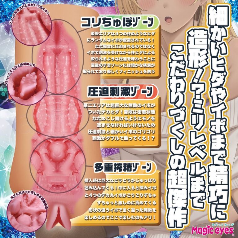 超ギャル盛りじゅっぽり搾精ヒダ 内部構造