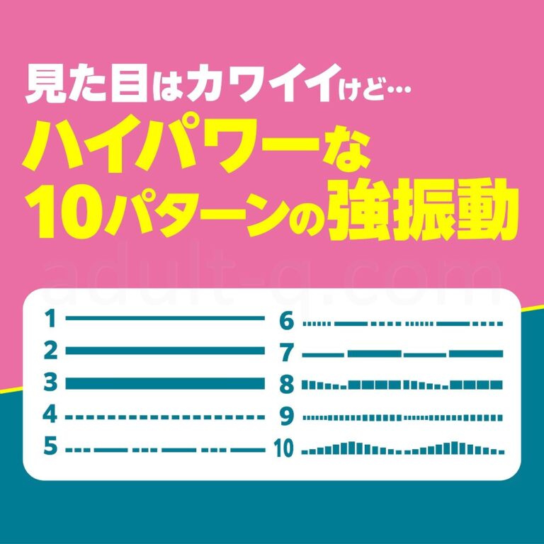 クイックファスト360　10パターンの強振動