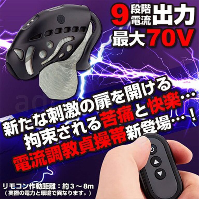 PREMIUM E-STIM CHASTITY CAGE 電流調教貞操帯