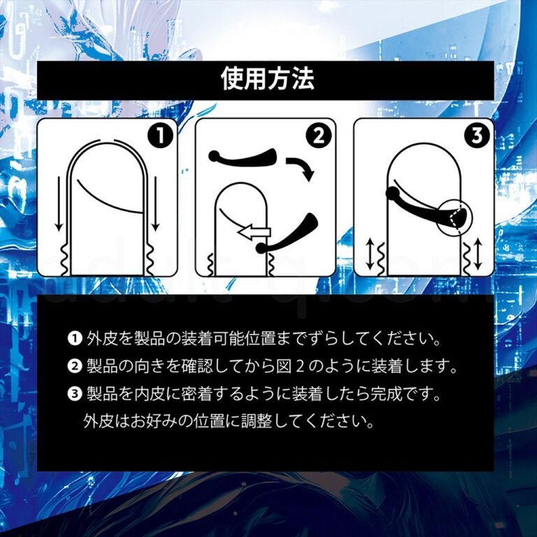 GACHIMUKE ガチムケ 漢の形状記憶 使い方
