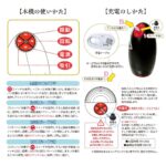 激震ペニスまる呑みトレーナー 使い方&充電