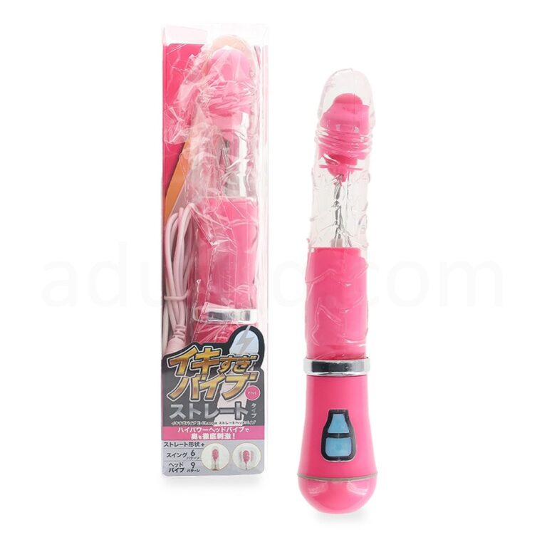イキすぎバイブE-Charge ストレートヘッドバイブ　ピンク