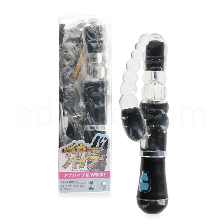 イキすぎバイブE-Charge アナヘッドバイブ　ブラック