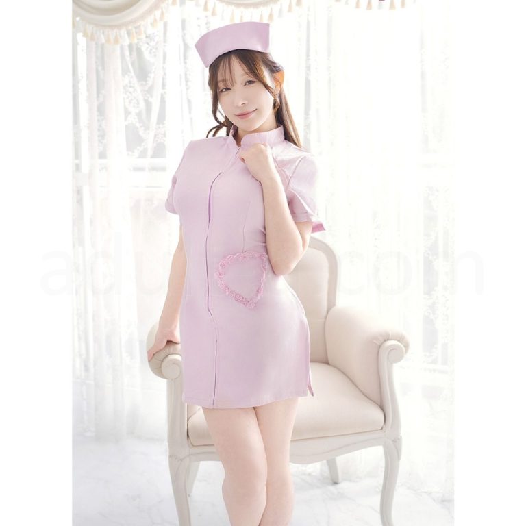 DOLCE.pink セクシーナース 誘惑スリット ミニ ピンク