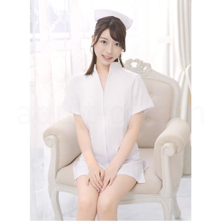 DOLCE.pink セクシーナース 誘惑スリット ミニ ホワイト